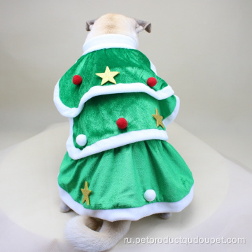 Pet Fashion Маленькие девочки Одежда для собак оптом на Рождество